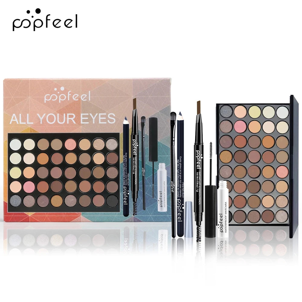 All-in-One Makeup Set- Eyeshadow, Eyeliner & Mascara